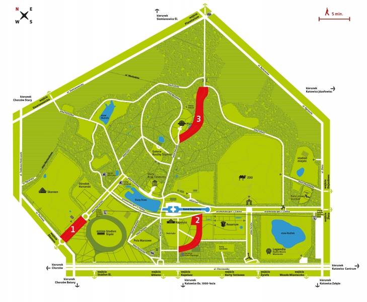 mapa park utrudnienia-sierpień-2019